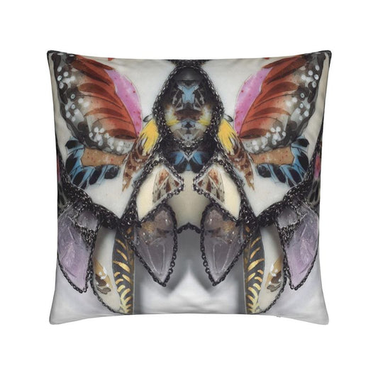 'Social Butterfly' -  Kaleidoscope Square Cushion