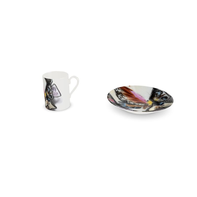 'Social Butterfly' - Cup and Saucer