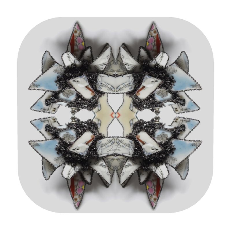 'Santorini' - Kaleidoscope Coasters (Pack of 4 min.)